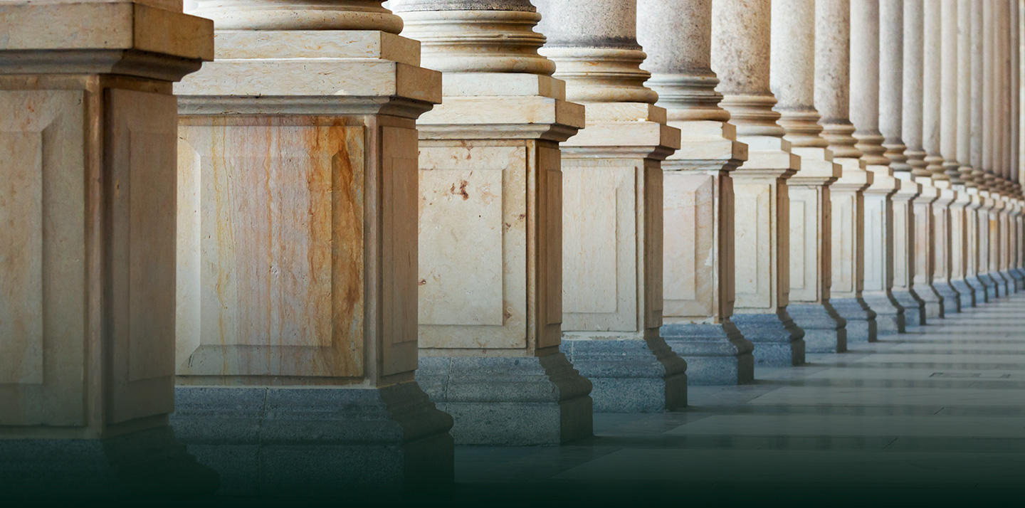 pillars of a bank
